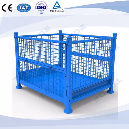 Factory Sale Textile Stackable Steel Stillages & Pallet Cages