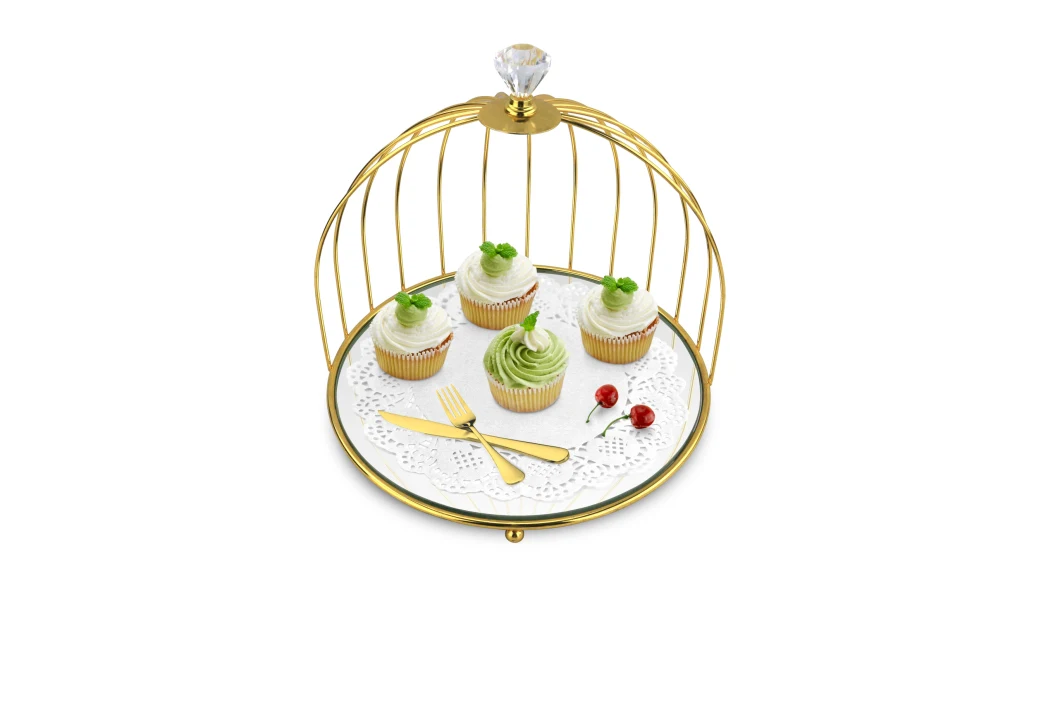 European Wedding Wrought Iron Cake Dessert Fruit Tray Dessert Table Decoration Pastry Rack