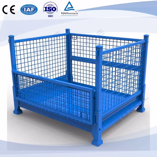 Factory Sale Textile Stackable Steel Stillages & Pallet Cages