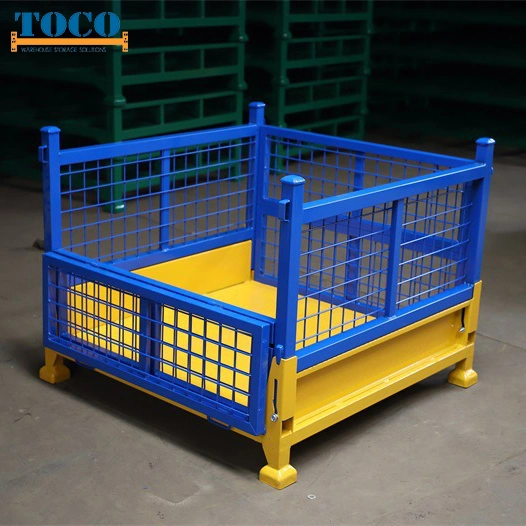 Factory Supply Ce Certified Foldable Customized Steel Pallet Stillage