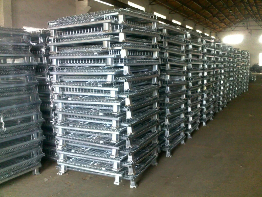 Customized Welded Steel Lockable Pallet Storage Cage